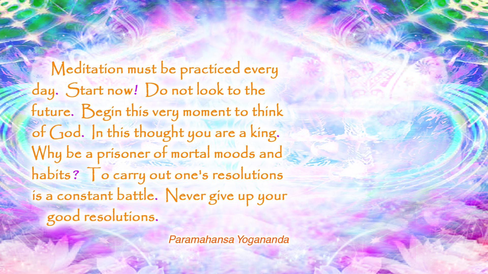Yogananda concentration wallpaper